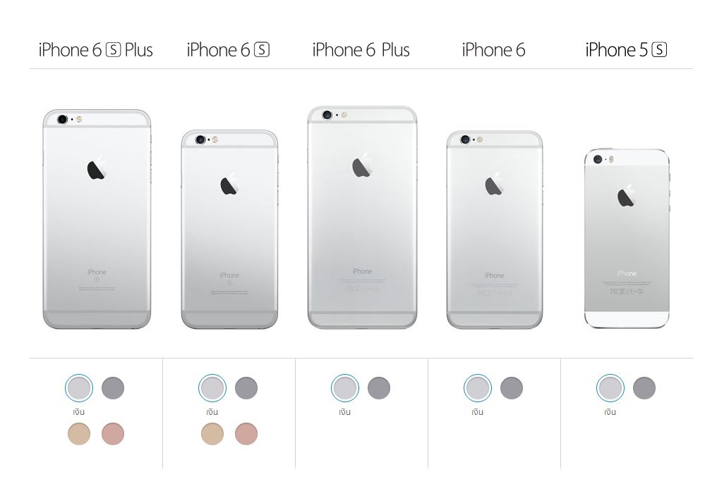 iphone 6s ทุกสี